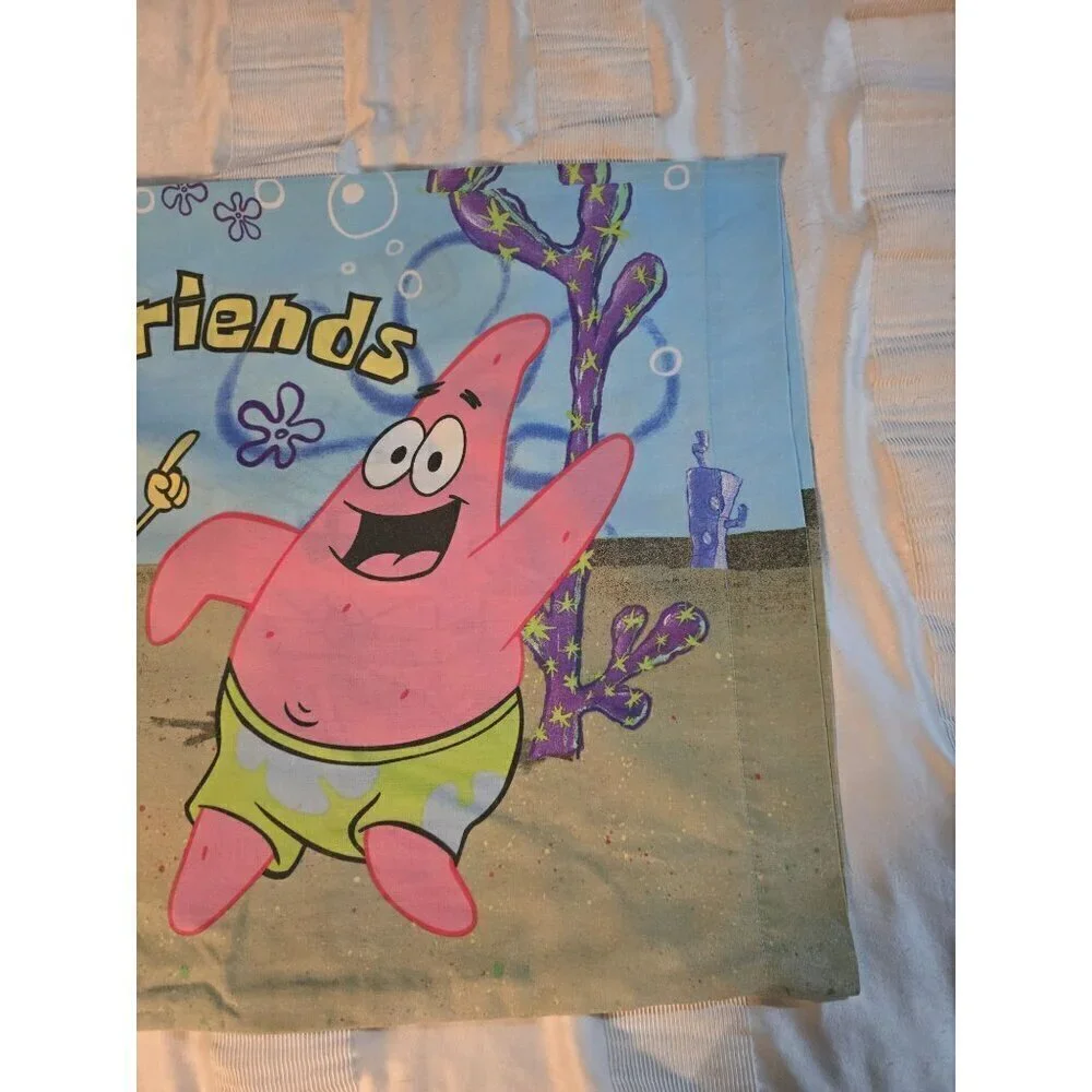 Vintage 2000 Spongebob Squarepants Patrick Best Friends Pillowcase